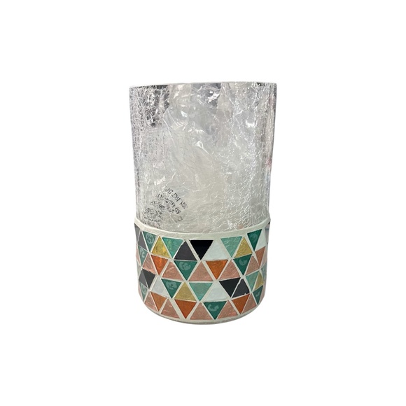 Yankee Candle 1357980 Mosaic Crackle Large Jar Candle Holder - Picture 1 of 2